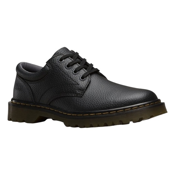 DR. MARTEN'S Leather Men’s Ashfeld Oxford Utility Shoe Black Size 10 - Picture 1 of 16